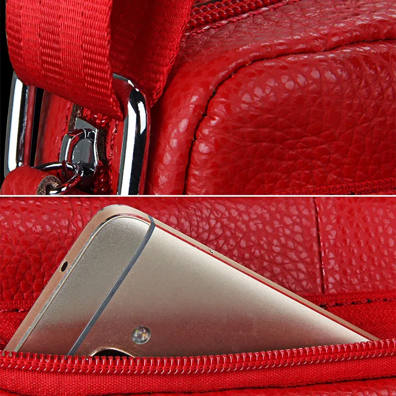sacs à main en cuir de vache group pour femme, sacoche à fermeture éclair, poche souple pour téléphone, bandoulière de haute qualité