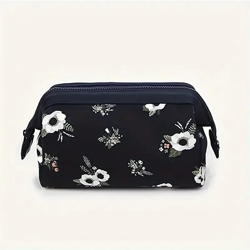 trousse de maquillage pour femmes, sac de rangement de toilette essentiel de voyage flamant rose, sac à cosmétiques portable, sac de rangement organisateur de grande capacité