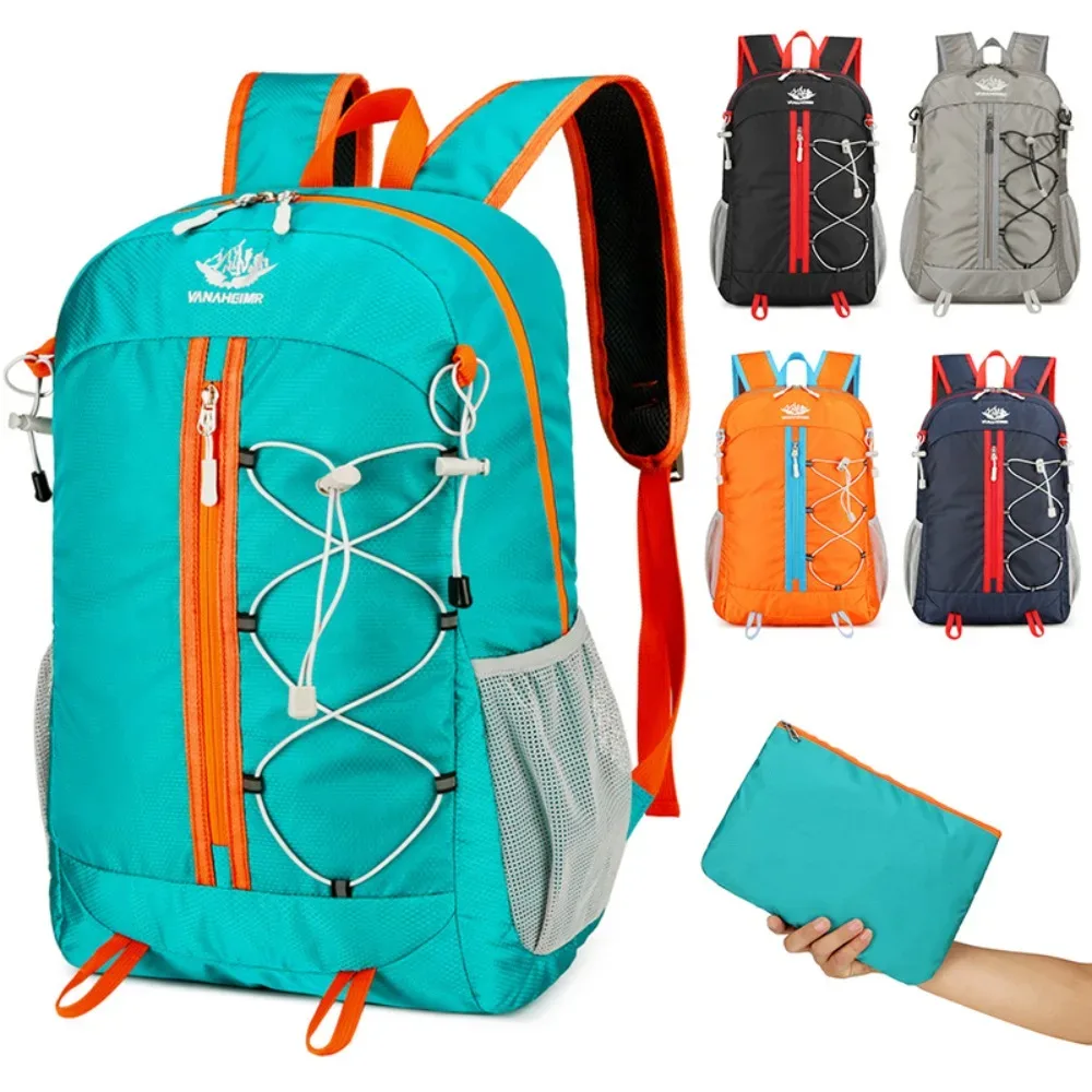 sac à dos d'équitation de montagne pour hommes, ultraléger, multifonctionnel, pliable, pour loisirs, grande capacité, sac de voyage
