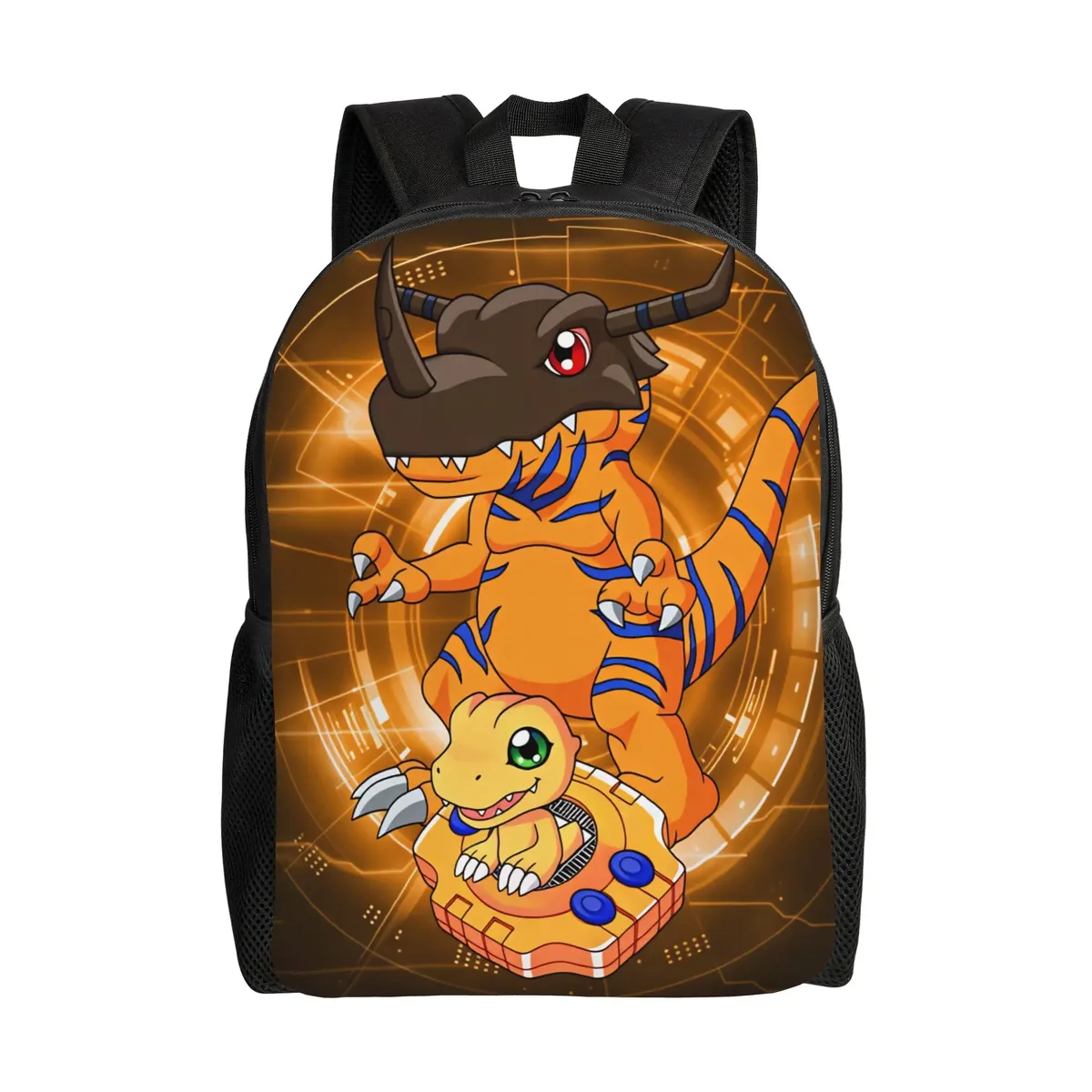 sac à dos digimon, sacs à dos de trekking pour garçons et filles, grands sacs personnalisés pour le lycée, joli sac à dos