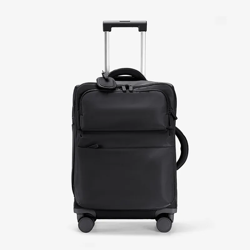 valise à roulettes, nouvelle valise de cabine pour femmes 2025, valise en tissu ultra-légère de 20 pouces, valise de voyage à code, roues universelles