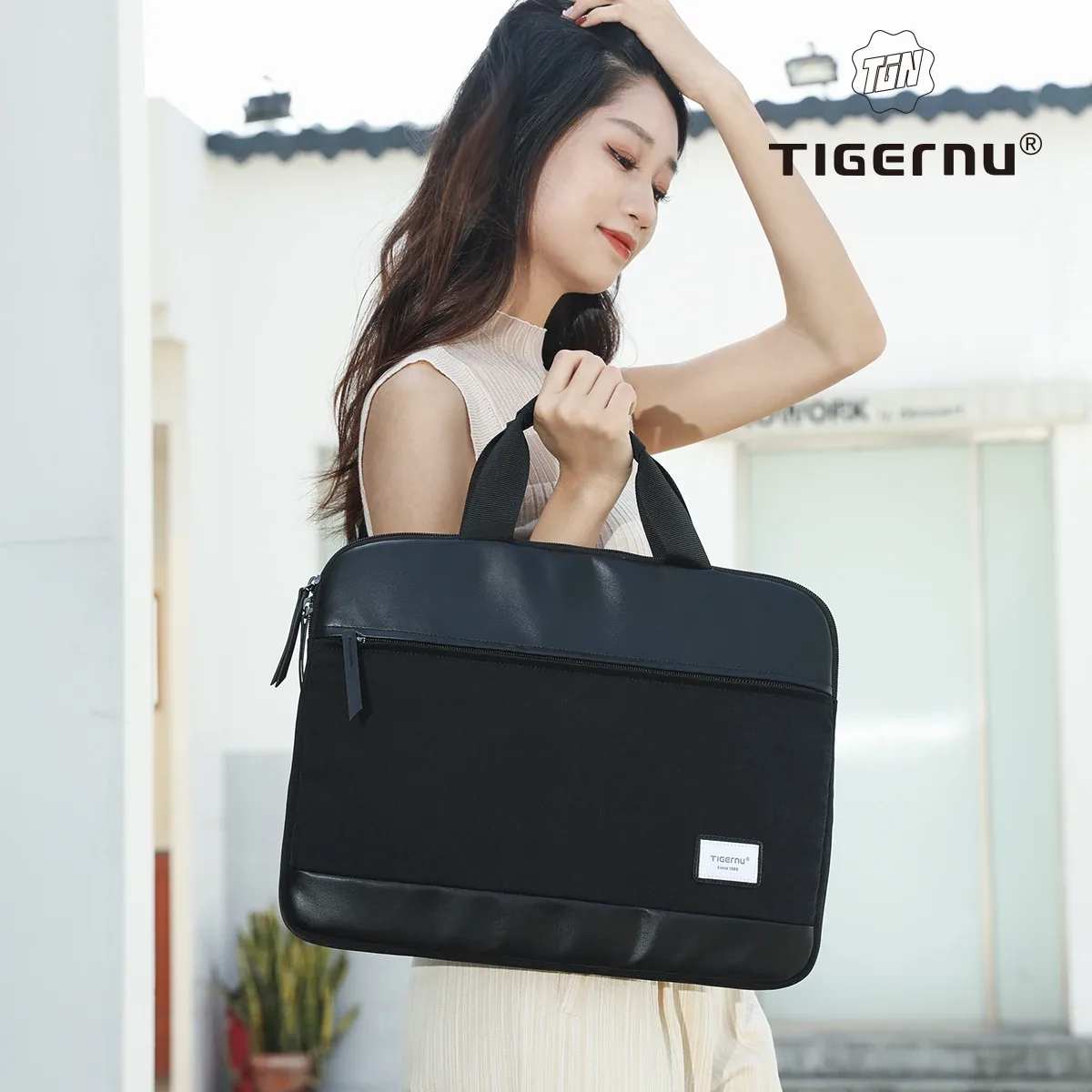 tigernu femmes porte-documents sacs pour hommes 14 15.6 pouces pochette d'ordinateur dossier pour documents sacs pour femmes femme sac à main valise affaires