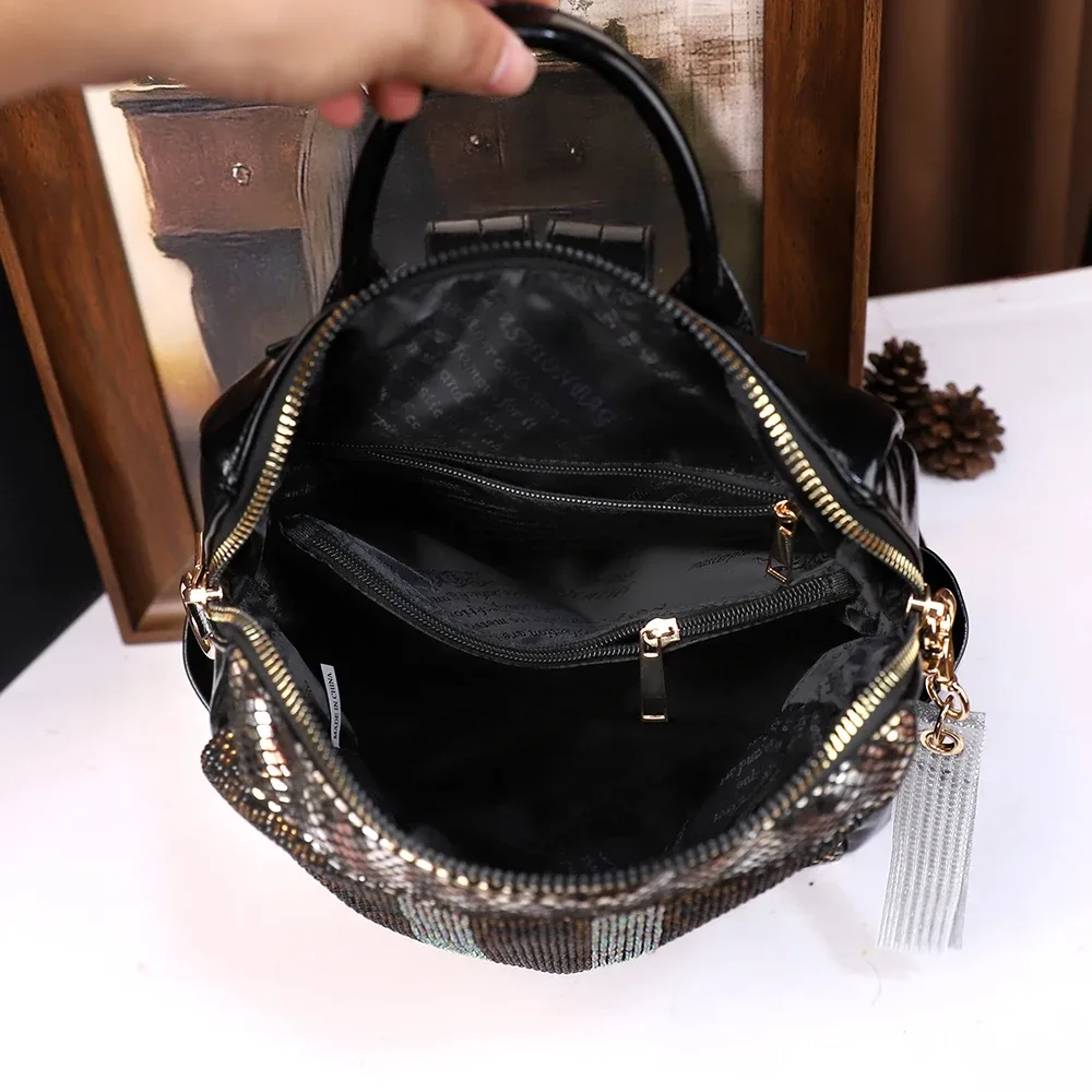 sac à dos trois en un pour femmes, sac à dos à la mode et de niche, nouveau style 2025, sac à dos de voyage polyvalent et décontracté