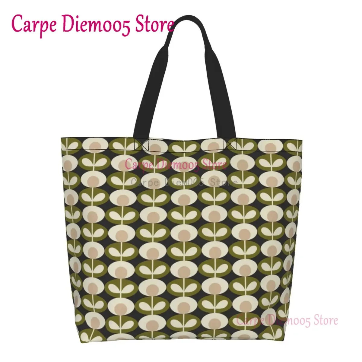 orla kiely sac fourre-tout grande capacité pour femme, sac d'épicerie pour femme, initié