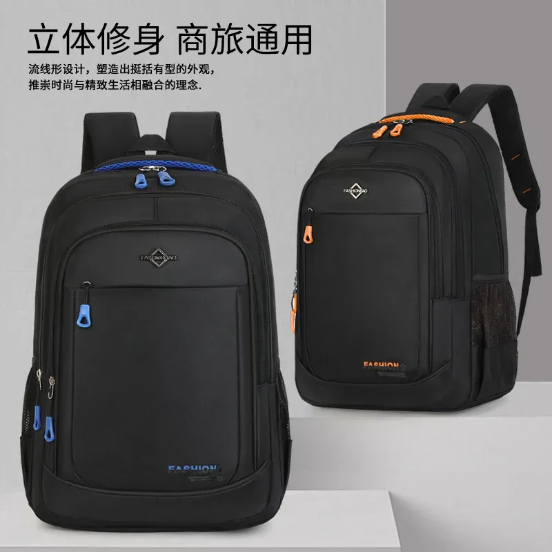 sac à dos homme affaires déplacements affaires grande capacité voyage sac à dos décontracté couleur unie étudiant