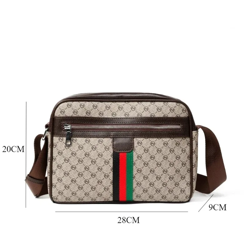 sac à bandoulière de luxe pour hommes, sacs à bandoulière avec lettres imprimées, design de marque, sacoche à bandoulière