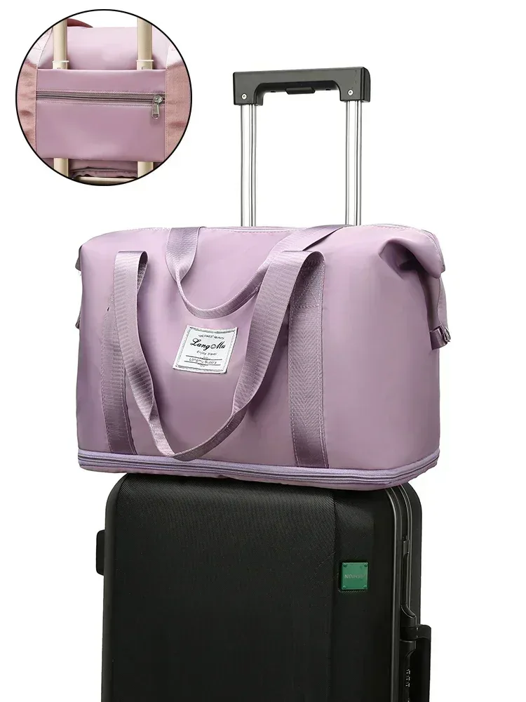 sac de voyage carry on, sac de sport, sac de rangement de grande capacité, sac à main, sacs en nylon imperméables pour le sport, l'école et l'emballage