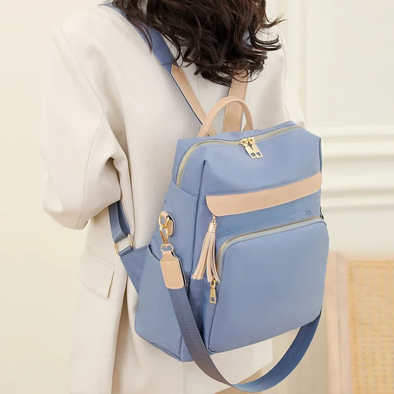 sacs à dos antivol à poches multiples pour femmes, sac à dos de grande capacité, sacs initiés pour adolescentes, sacs à dos à la mode, haute qualité