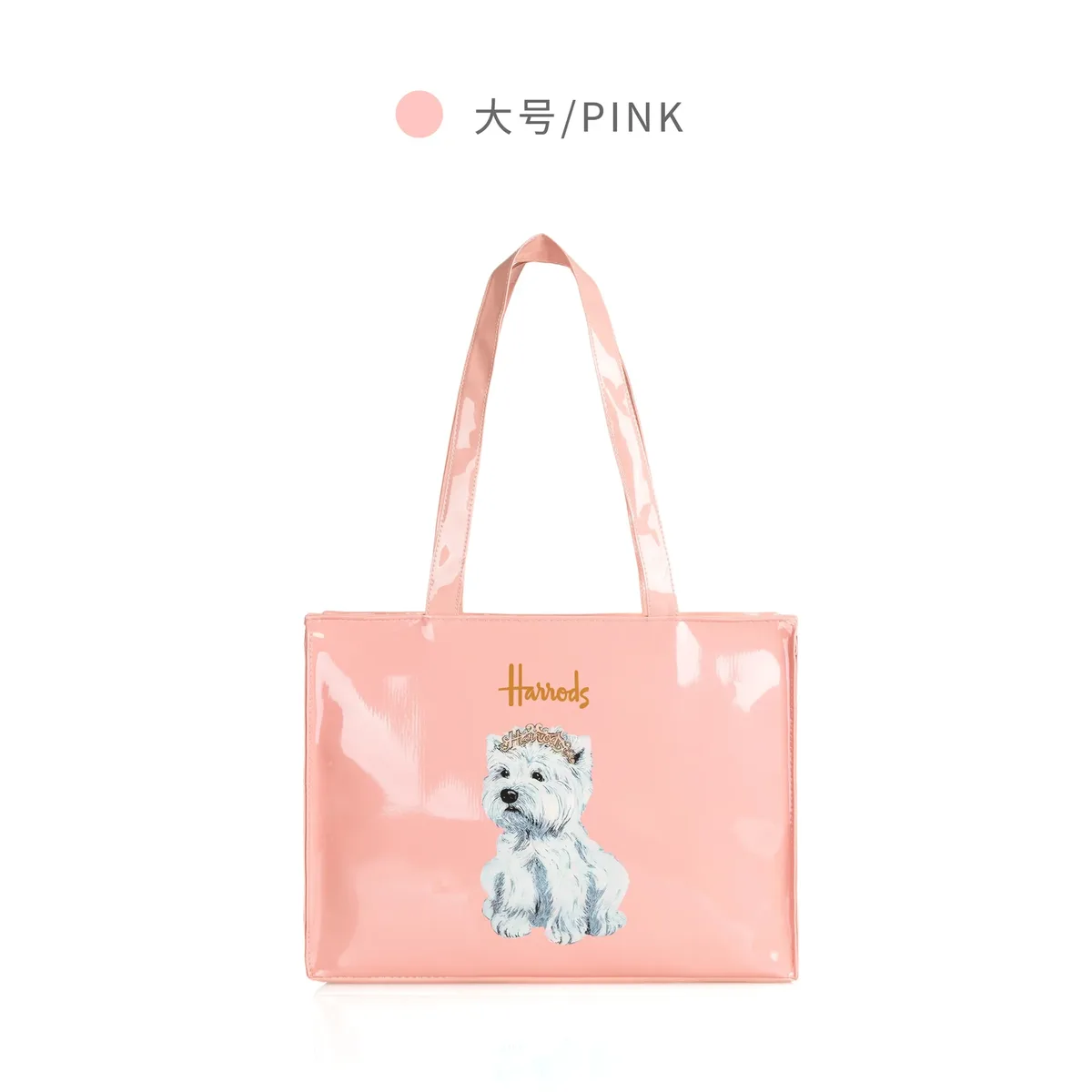 sac fourre-tout imperméable en pvc à imprimé cartoon pour femmes, sac à main décontracté et portable, sac pour le shopping, les trajets quotidiens et l'utilisation quotidienne en extérieur. ﻿