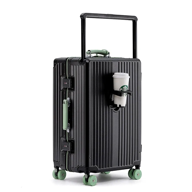 sushimu valise large poignée valise de voyage hommes 20 24 bagage à main femmes pc cadre en aluminium boîtier de chariot