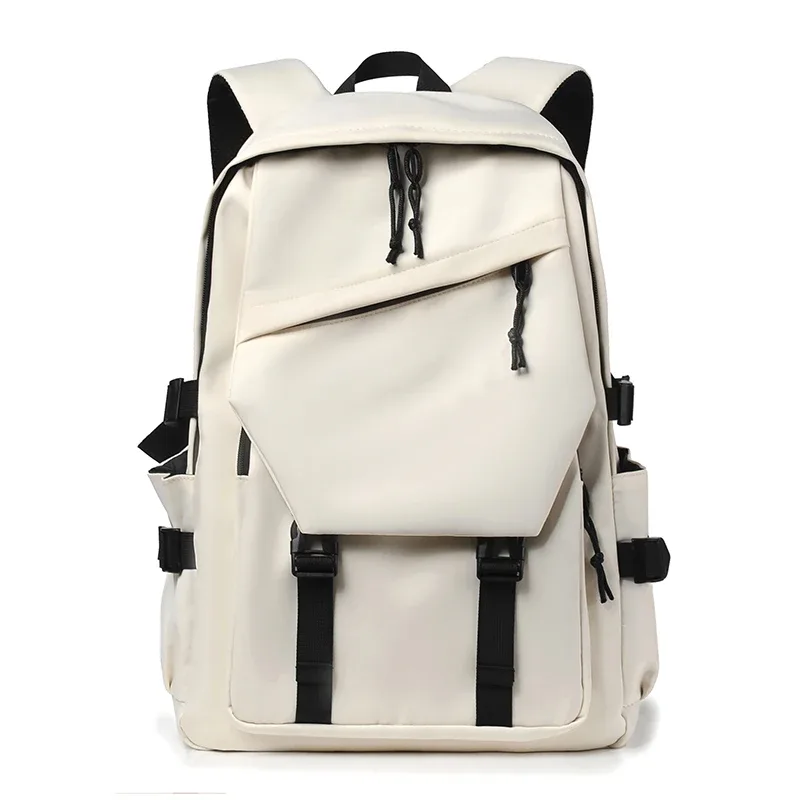 sac à dos simple de couleur unie, sac à dos de voyage, beaucoup d'espace de rangement, très adapté aux déplacements, à l'école, au travail et à sortir.