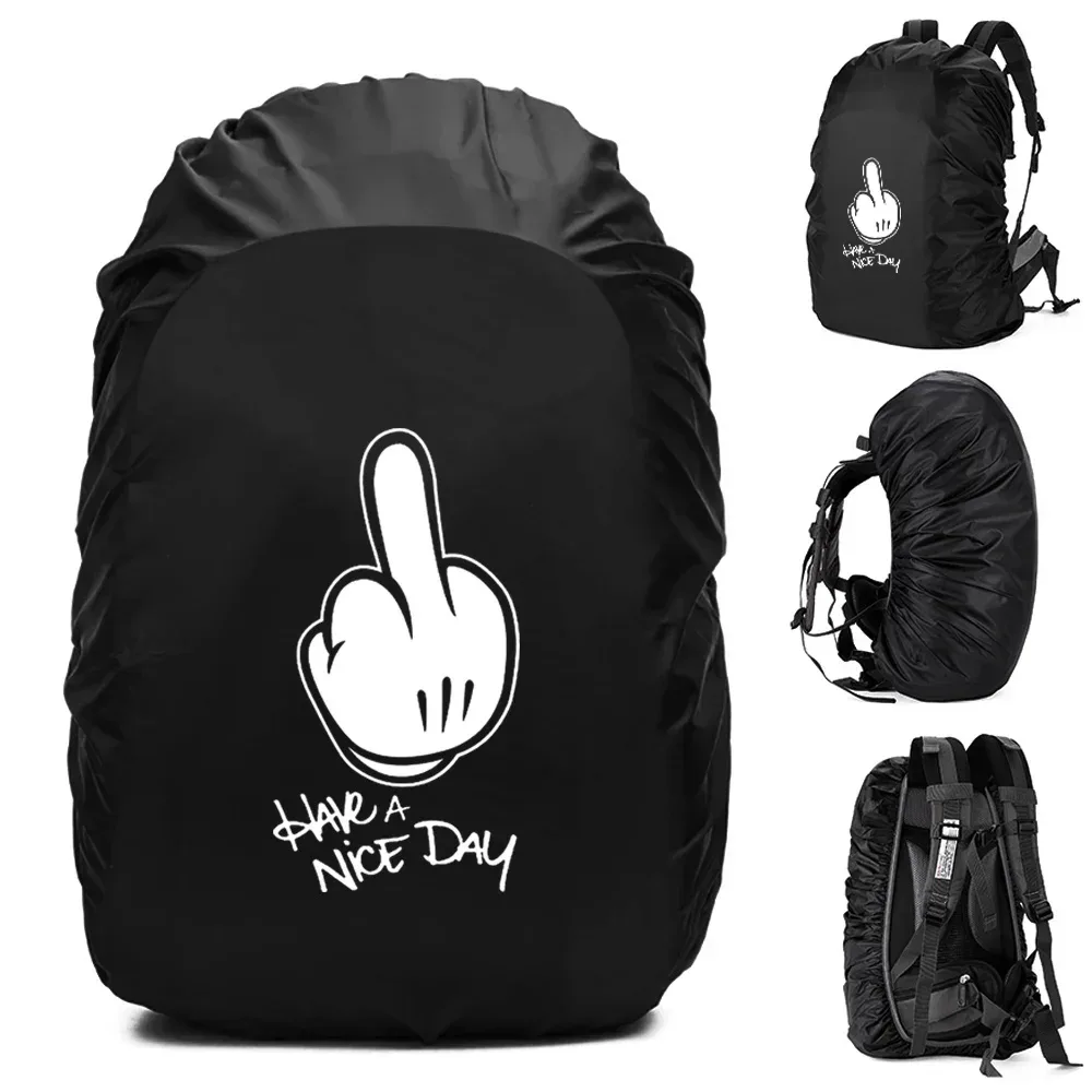 sac à dos imperméable pour homme, housse de pluie, sport de plein air, cyclisme de nuit, housse de pluie légère, sac de sécurité, camping, randonnée, 20l-75l