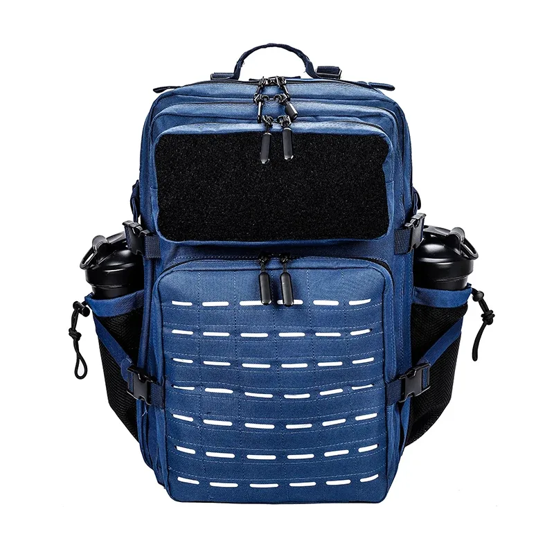lhi 45l sac à dos tactique hommes noir spotrs athlète sac de sport camping en plein air randonnée sac à dos armée assaut pack avec porte-bouteille