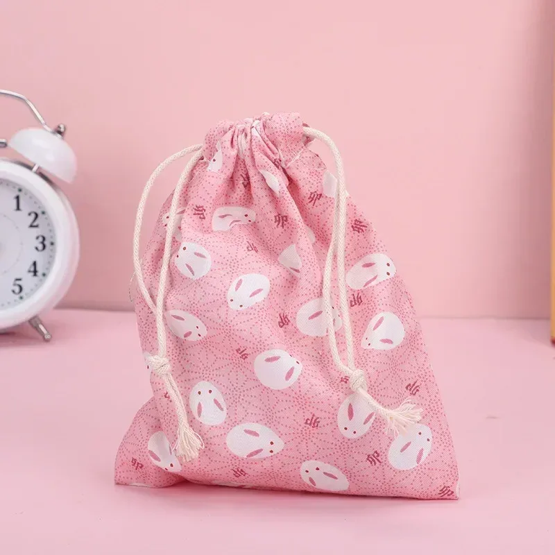 mini sac de rangement à cordon imprimé fruits, mignon, organisateur de poche pour bonbons, bijoux, sacs à cosmétiques, changement de pièce de monnaie, rouge à lèvres, pochette pour écouteurs