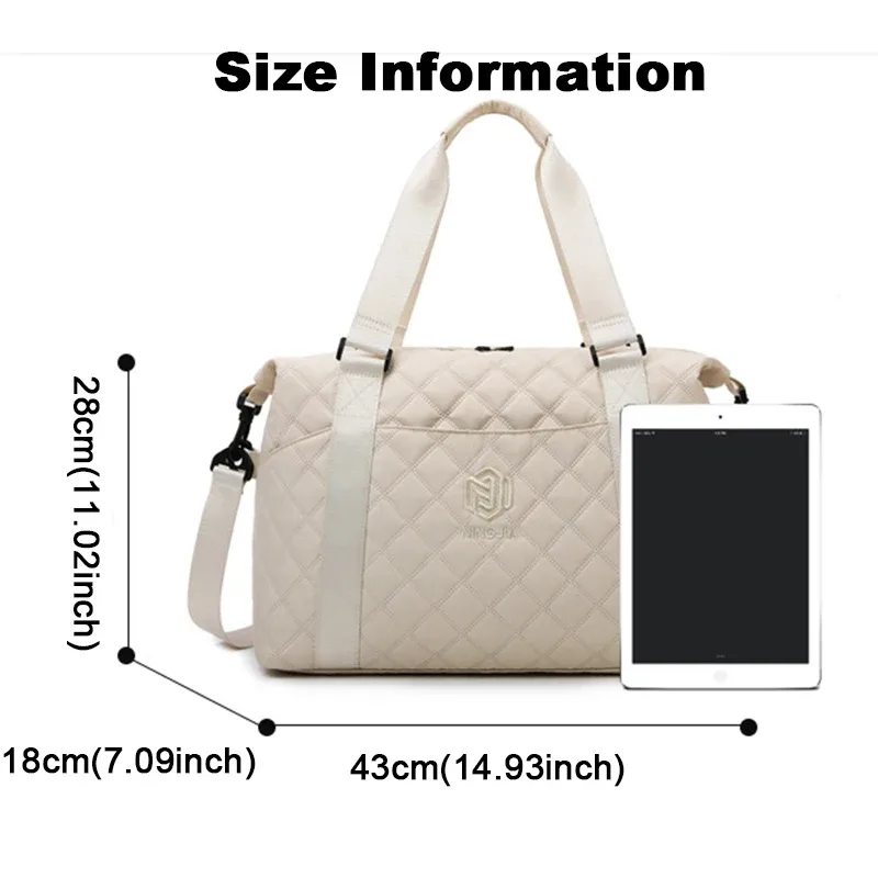 sac de voyage étanche en plein air de grande capacité, sac à main de bagage pour femmes, sac à bandoulière oxford pour hommes, sac de sport, sacs à bandoulière