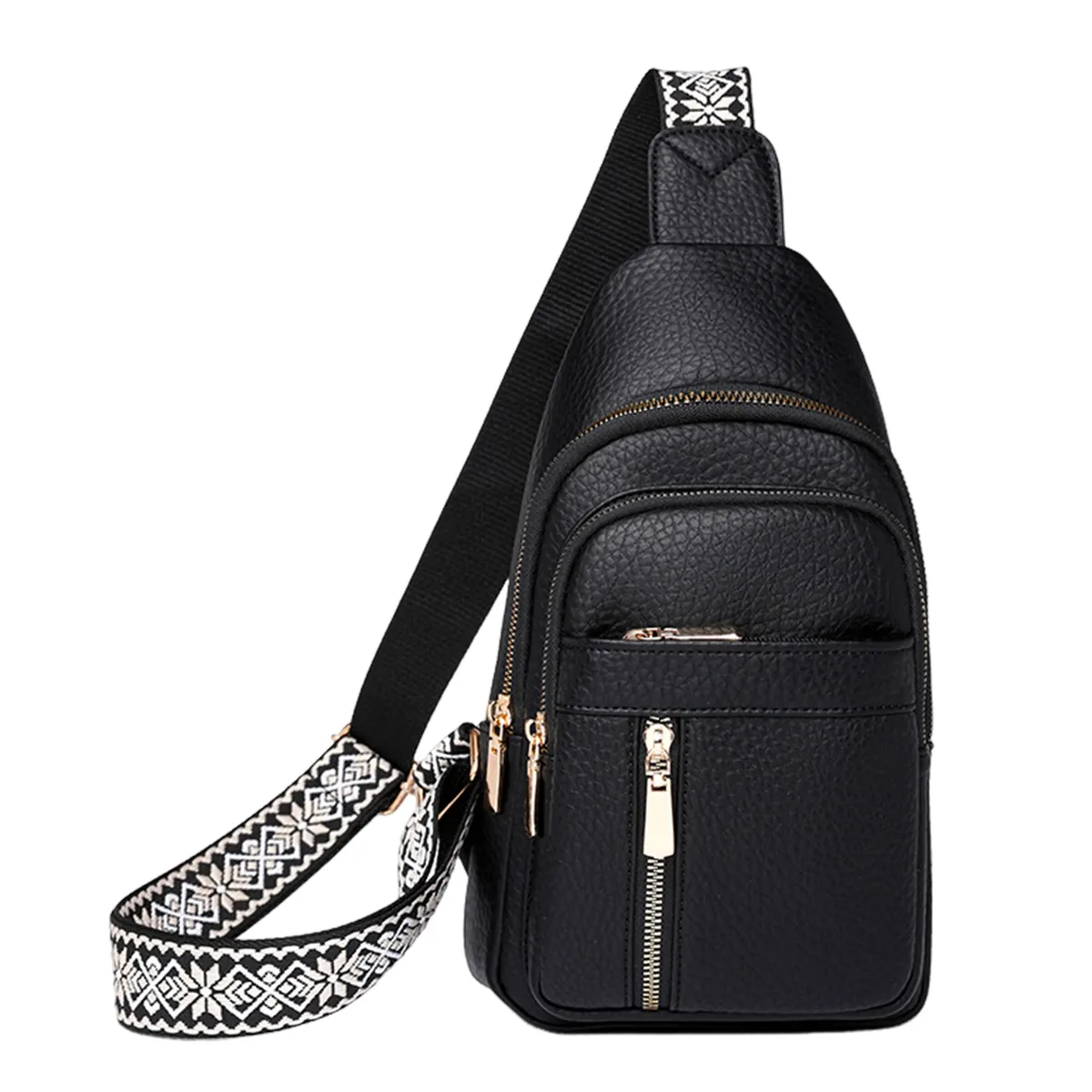 sac à bandoulière en cuir pu imperméable pour femme, sac de poitrine décontracté, sacs initiés, sac messager, voyage, cyclisme, haute qualité, mode