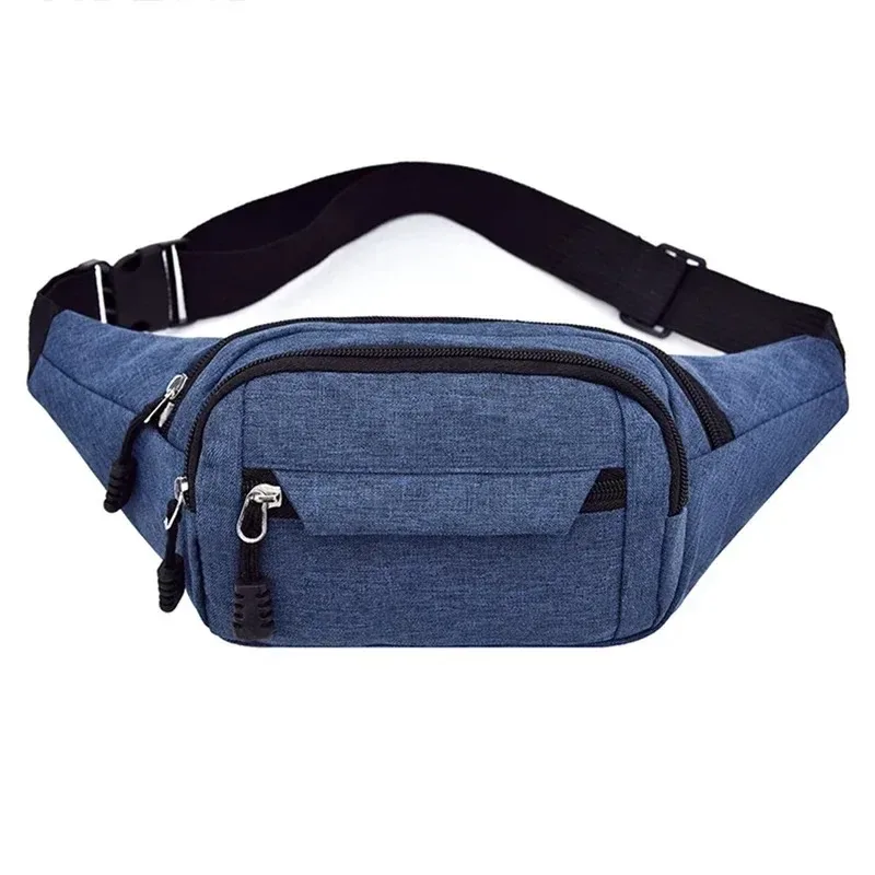 2025 hommes sport fanny pack mode téléphone femme poitrine sac unisexe taille sac femmes petite toile épaule décontracté sacs à bandoulière
