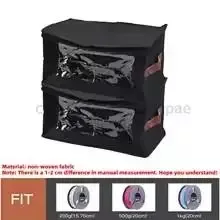 sac de rangement pour filaments d'imprimante 3d résistant à l'humidité, avec fenêtre transparente, organisateur pliable, compatible avec les bobines de filaments pla, petg, tpu, abs de 1 kg.