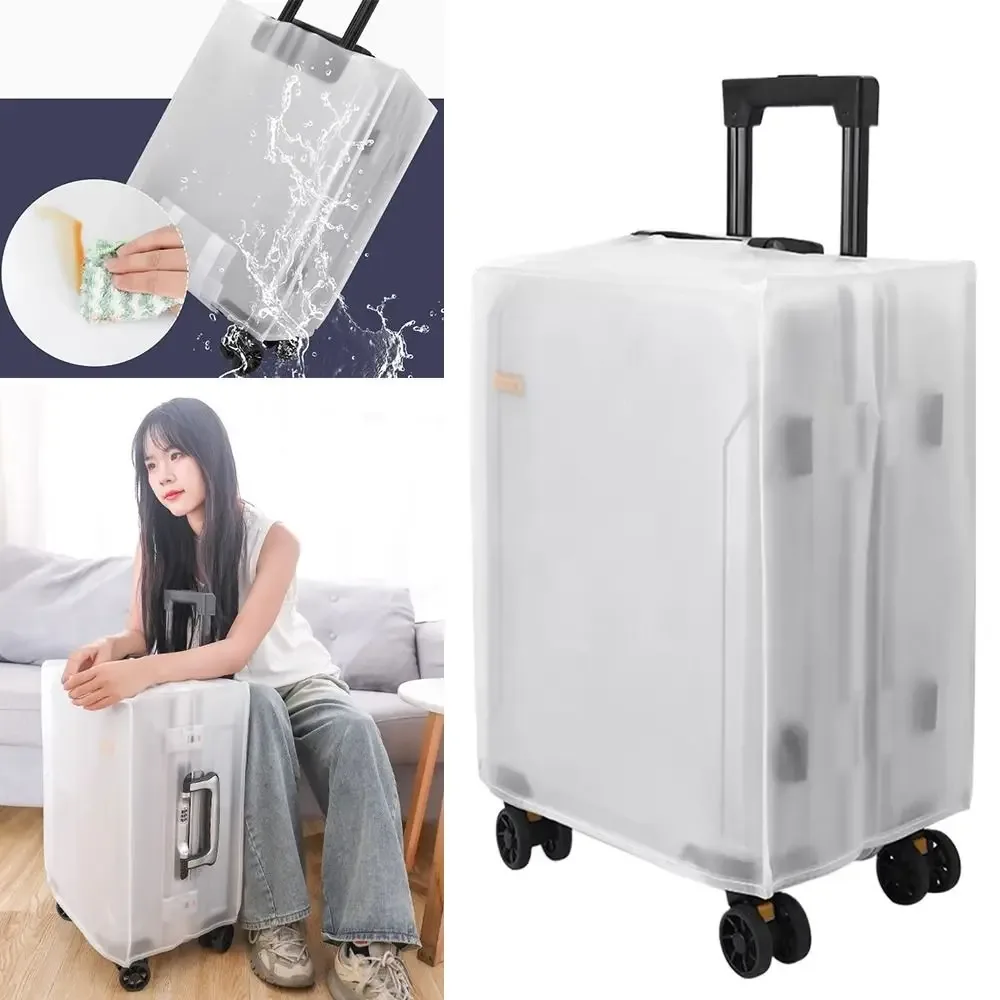 Nouvelle housse de protection givrée pour bagages, anti-poussière, imperméable, durable