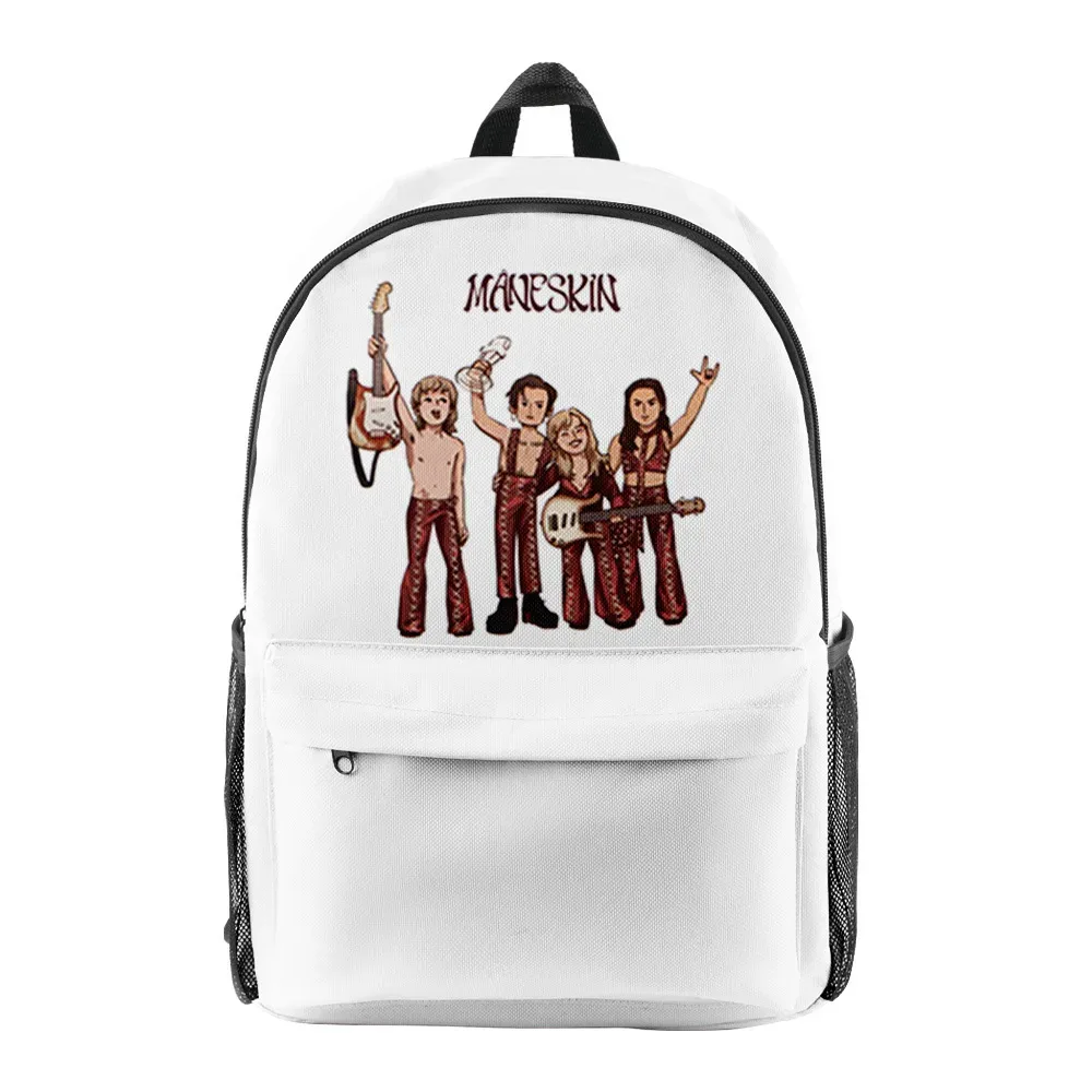 nouveauté de luxe cool classique maneskin élève bookbag sacs à dos pour ordinateur portable impression 3d oxford imperméable garçons/filles sacs à dos de voyage