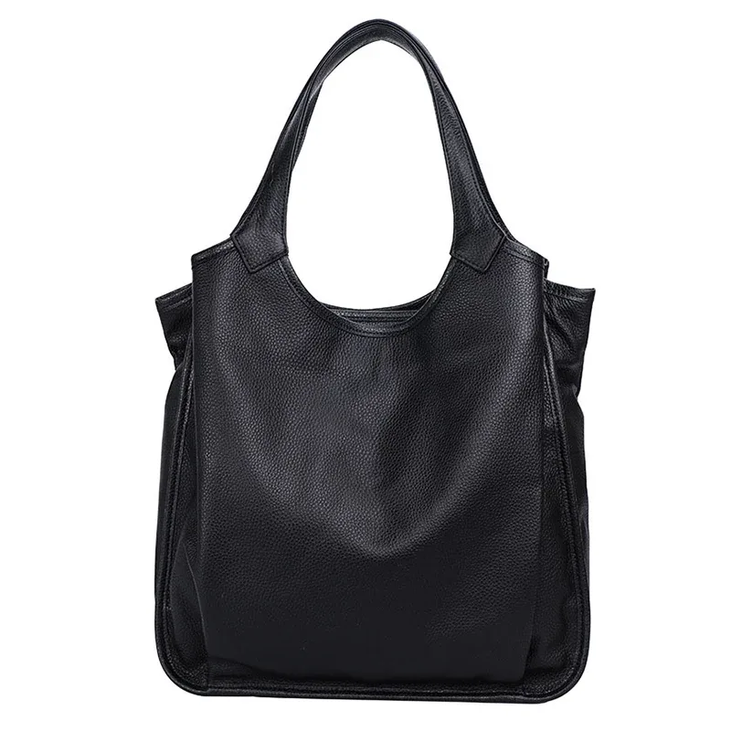 aidrani – sac fourre-tout en cuir de vache véritable pour femmes, sac à bandoulière en cuir souple de grande capacité, sac à main pour le bureau et les déplacements quotidiens