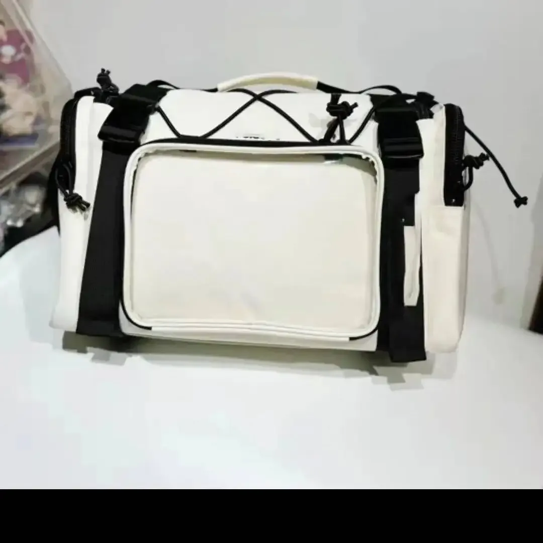 nouveau sac à bandoulière y2k ita grande capacité, sac de sport transparent pour filles, sac messager mignon, sacs à main de banlieue diy