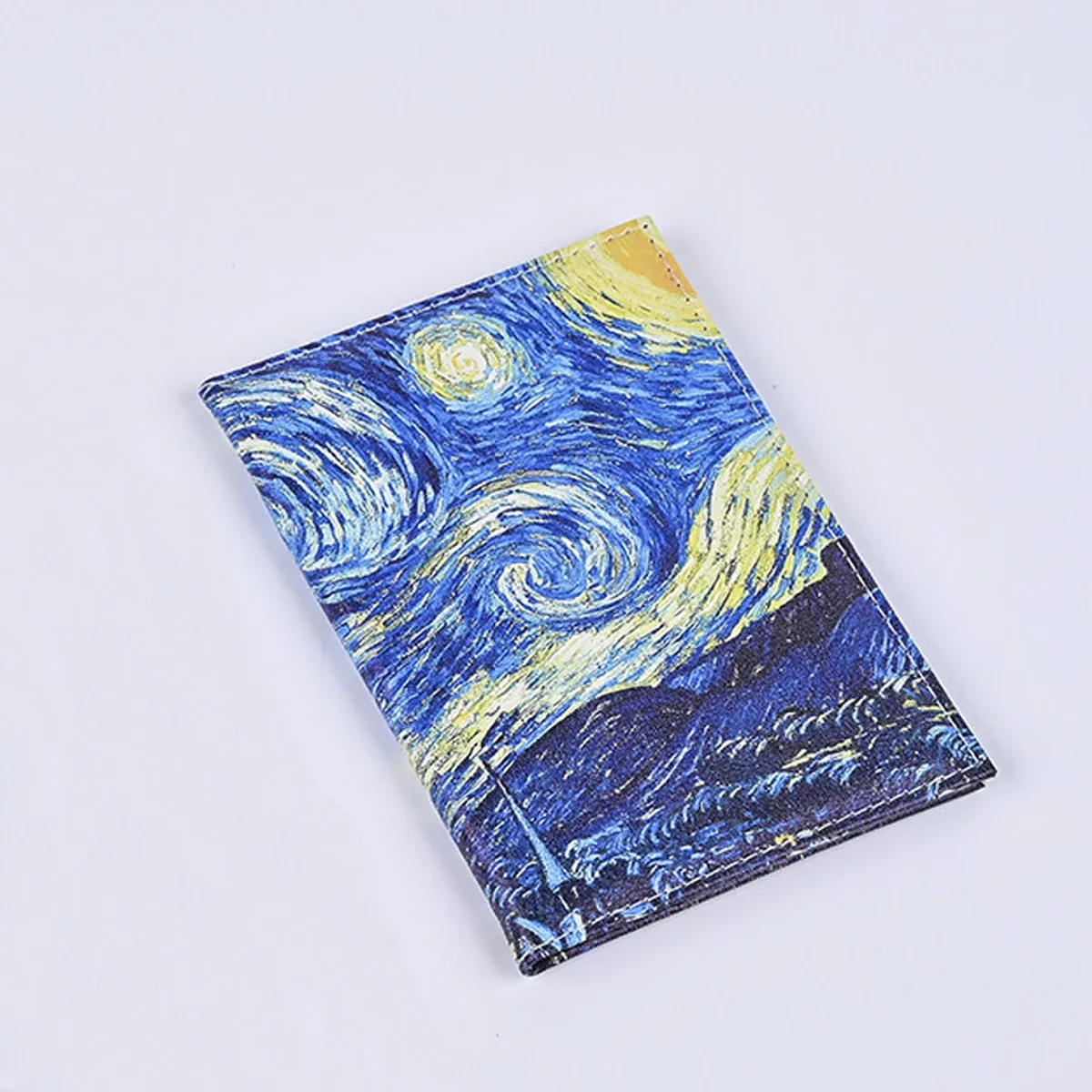 cadenas serrure tsa motif fleur couverture cuir voyage protection passeport accessoire balluchon cuir imprimé bleu floral transport document travail