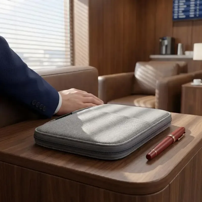 porte-passeport de voyage étanche avec protection rfid, organiseur familial avec plusieurs emplacements pour cartes - portefeuille de voyage familial