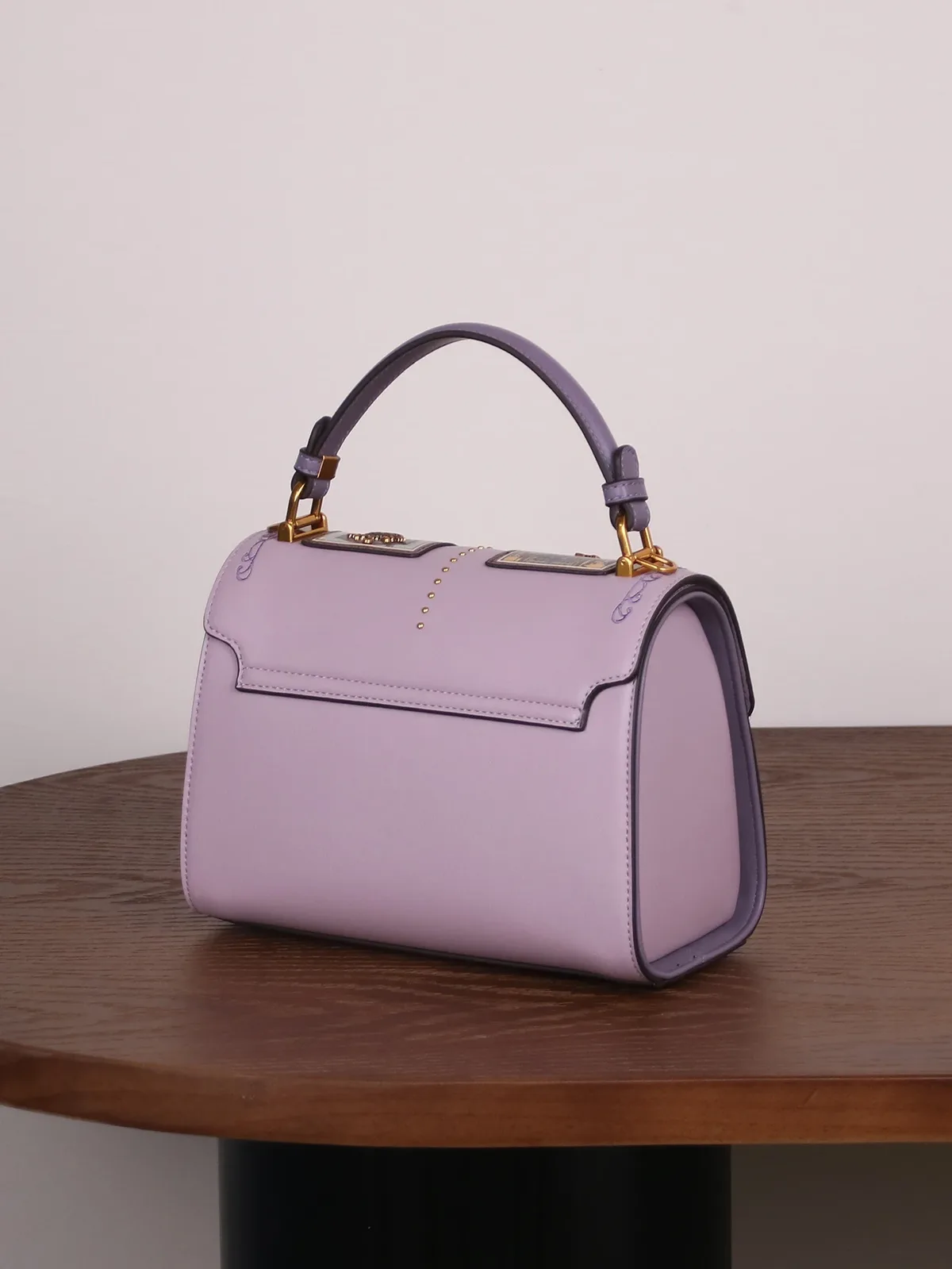 nouveau sac à main de luxe pour femme 2026, style rétro, sac boston tarot, motif chat mignon, sac docteur rose et violet unique