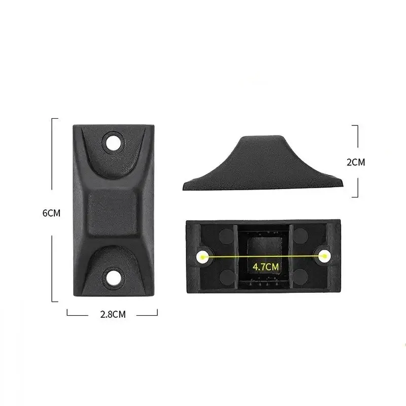clous fixation plastique antidérapants stables durables protection base bagages voyage usage varié couleur uniforme brillance