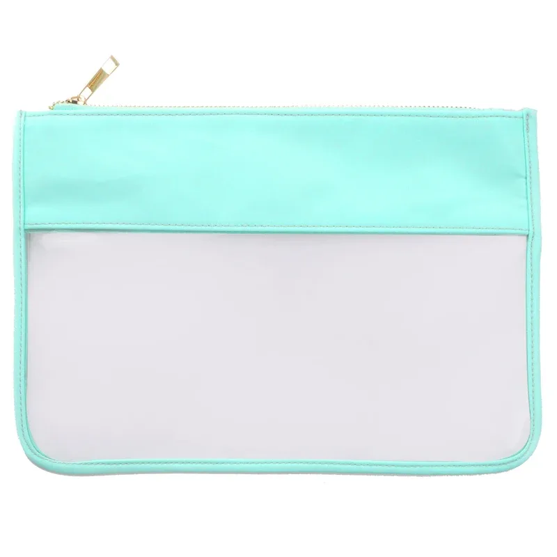 pochette classique en pvc transparent, sac de voyage transparent étanche pour cosmétiques, rouges à lèvres, brosse, sac à main en plastique avec fermeture éclair, organisateur de maquillage de toilette