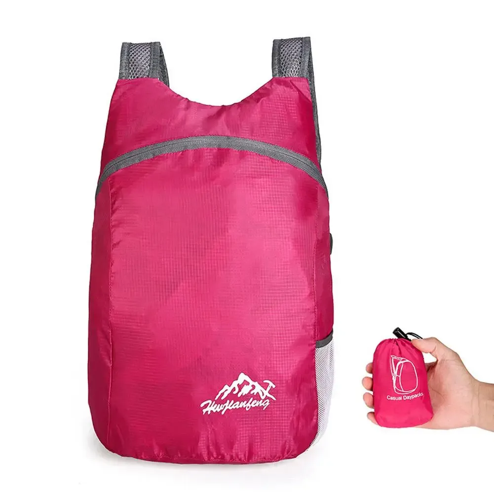 sac pliable ultraléger pour hommes et femmes, sac à dos étanche de grande capacité, sacs de voyage portables légers, sac à dos de sport de plein air