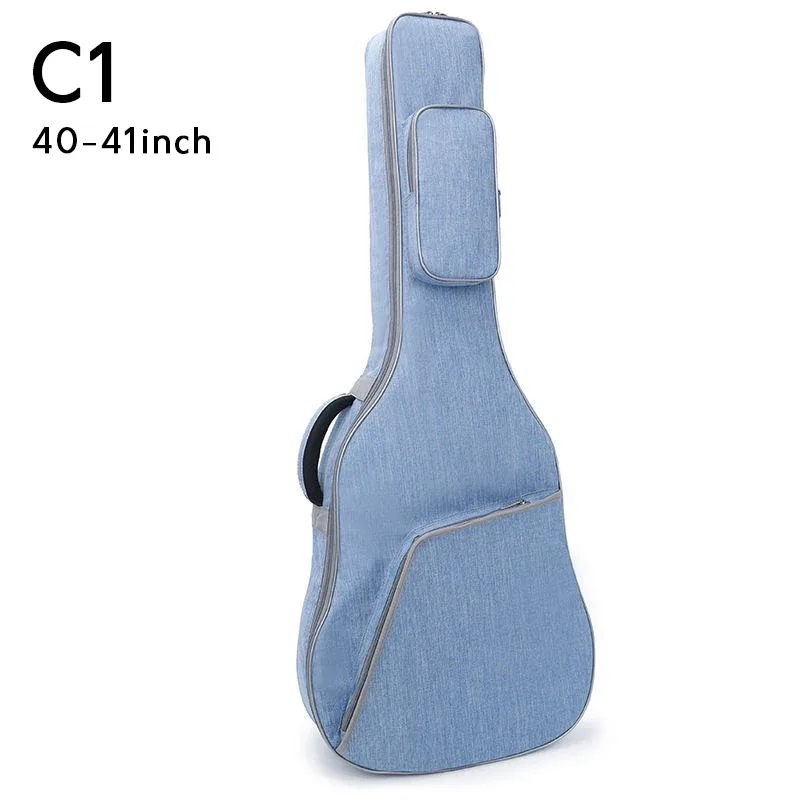 jebag-sac à dos universel classique et acoustique à double sangles, en coton oxford, épais et doux, étanche, 36/39/41 pouces