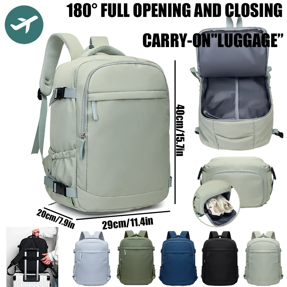 Sac à dos de voyage 40X30X20Cm, compatible avec les sacs à dos économiques Ryanair, Easyjet et Wizardair (produit sélectionné)