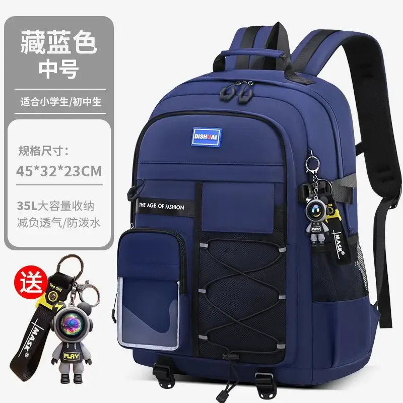 sac à dos d'école pour garçons et filles, sac à livres de grande capacité, sac oxford étanche pour adolescents et étudiants, cadeau ours éclair réfléchissant