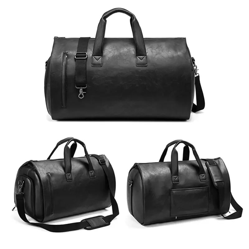 sac à bandoulière étanche avec nom personnalisable pour hommes, rangement de costume de voyage d'affaires, tenue formelle, sac à bagages de grande capacité