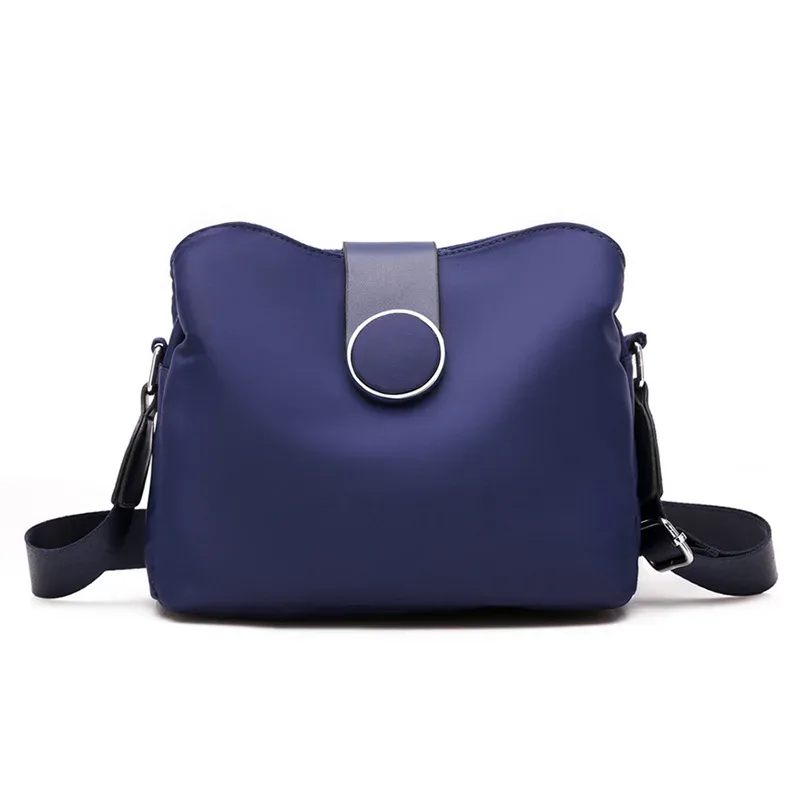 sac à bandoulière vintage en nylon imperméable pour femmes, sac à bandoulière sauvage simple, sacoche quotidienne, sac à main de voyage pour dames