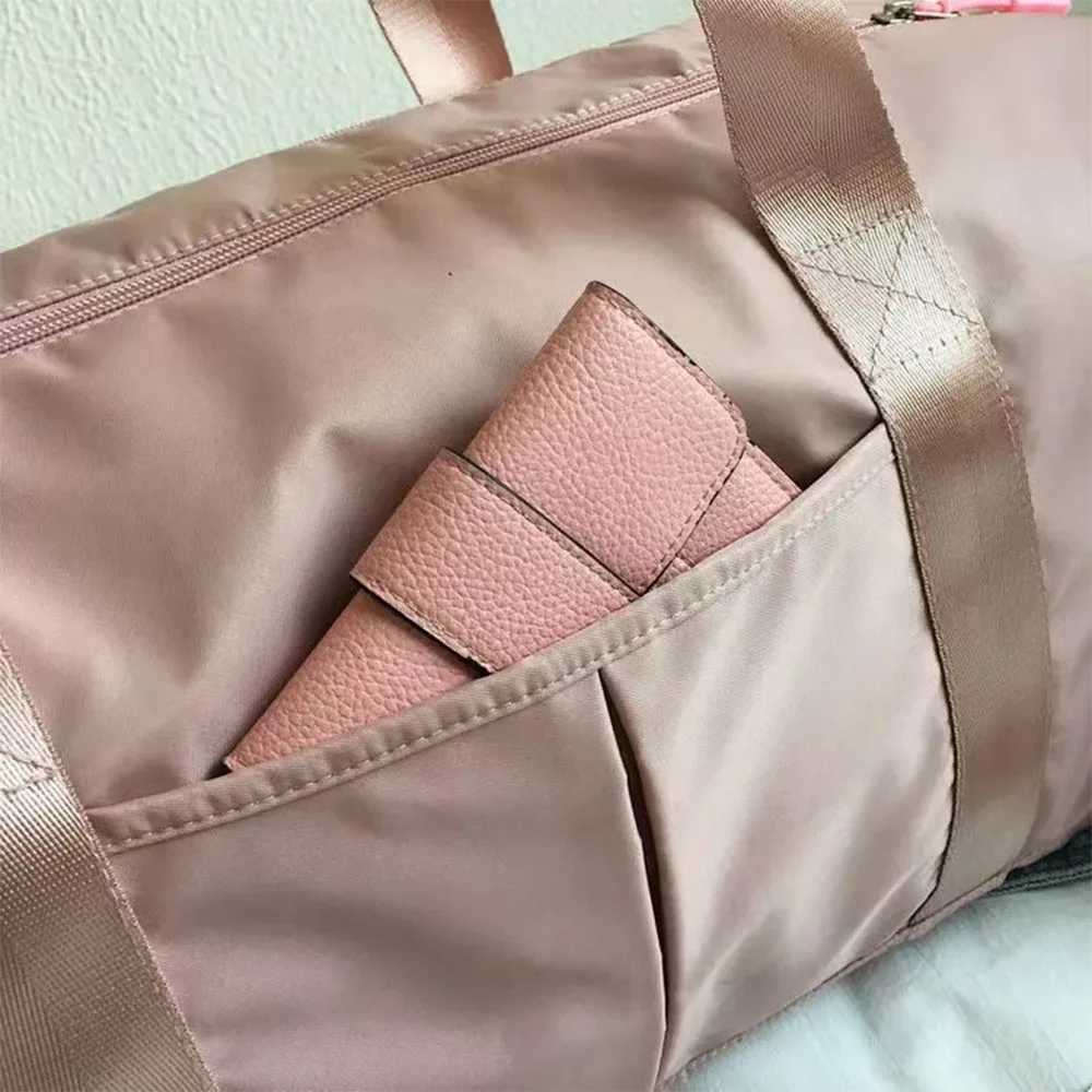 sac de voyage brodé, nouvelle tendance, nom personnalisé, grande capacité, séparation sèche et humide, sac à bagages, sac cadeau