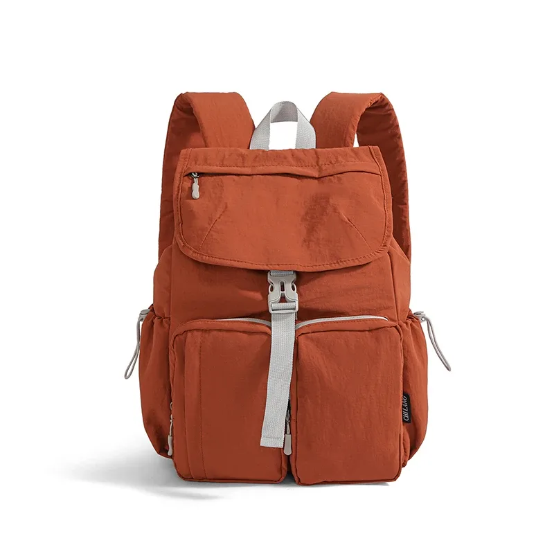 sac à dos à la mode pour femmes, sac à bandoulière de bonne qualité, sac d'ordinateur léger de grande capacité, sacs à main de couleur unie pour femmes