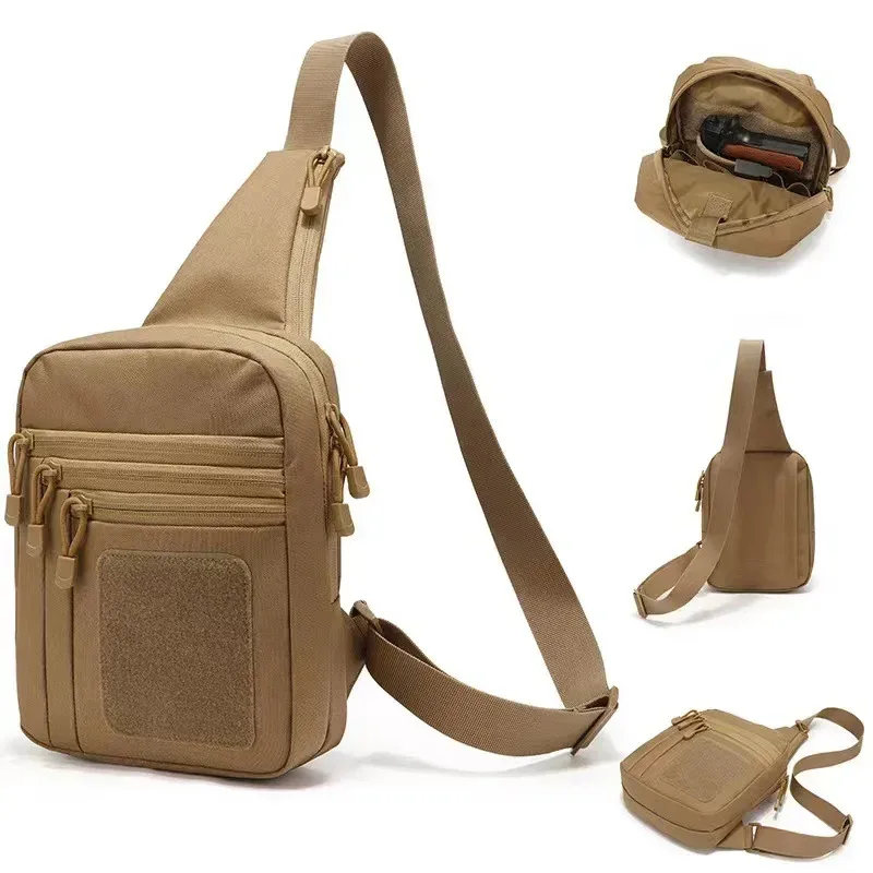sac à bandoulière tactique pour pistolet, étui de transport dissimulé, sac à dos convertible pour pistolet de chasse et camping