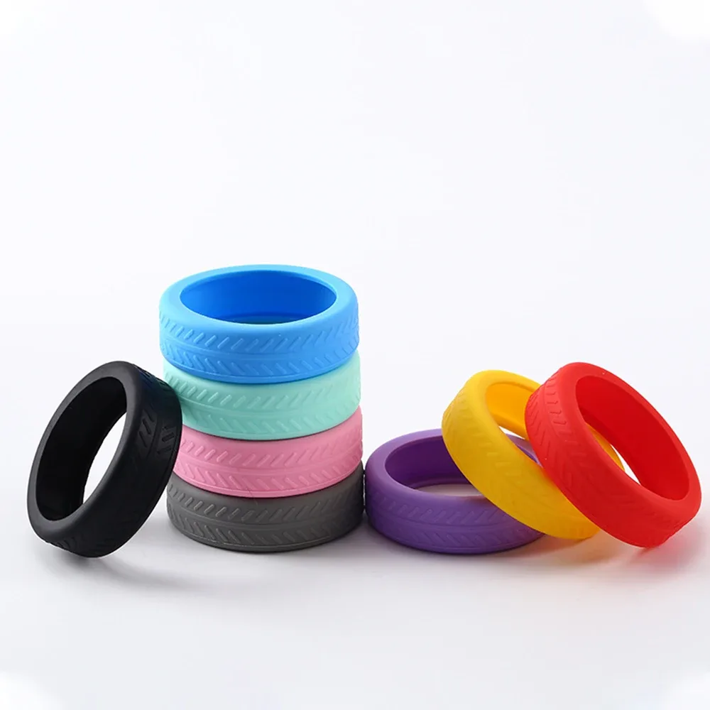 silicone couvre roues protection antibruit valises voyage couleur unie anneaux extérieurs usage voyage abroad utilisation facile protection roues