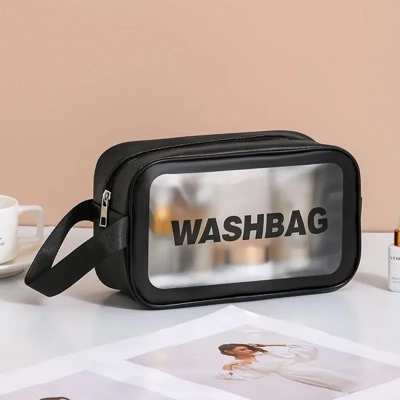 sac de toilette imperméable à double couche pour femmes, organiseur de maquillage de voyage, grand sac de toilette pour la maison