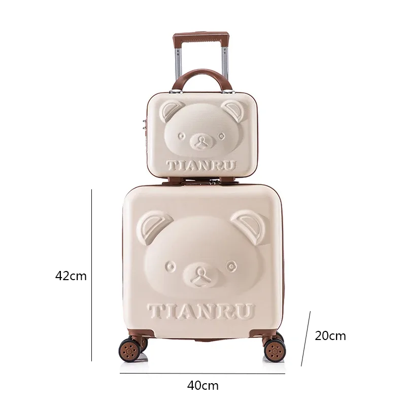 valise de voyage avec sac à main de 20 pouces, sac à roulettes pour filles, valise à la mode pour femmes, ensemble de bagages roulants, nouvelle collection 2023