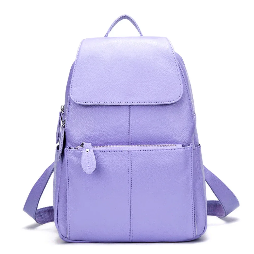 zency – sac à dos en cuir marron pour femmes, sac à dos de voyage de grande capacité de qualité supérieure a ++ pour femmes, pour les navetteuses