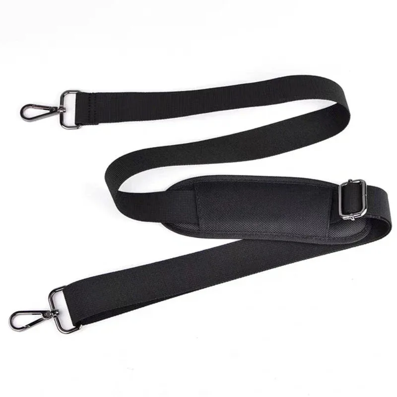 sangle d'épaule rembourrée pour ordinateur portable, remplacement avec crochets en nylon, sangle d'épaule pour sac à vêtements, sacs de sport, fourre-tout, sac de voyage pour guitare