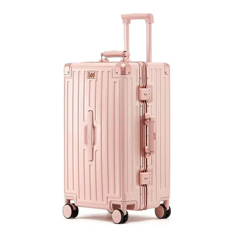 valise klqdzms de haute qualité, 28 pouces, grande capacité, cadre en aluminium, valise à roulettes, boîte de cabine 20 pouces, sac de voyage.