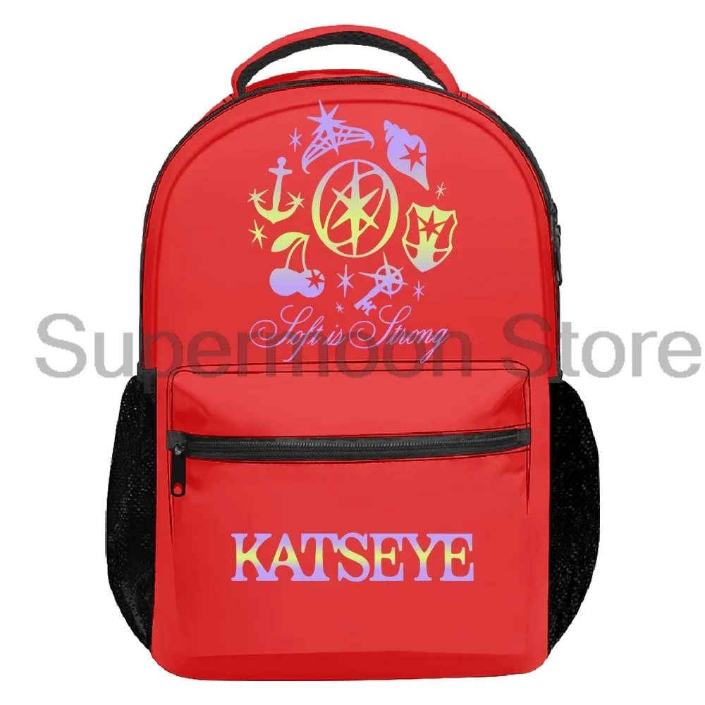 kpop katseye soft is strong sac à dos 2025 beau chaos tour femmes hommes sac à dos sac de voyage décontracté unisexe sac à dos en plein air