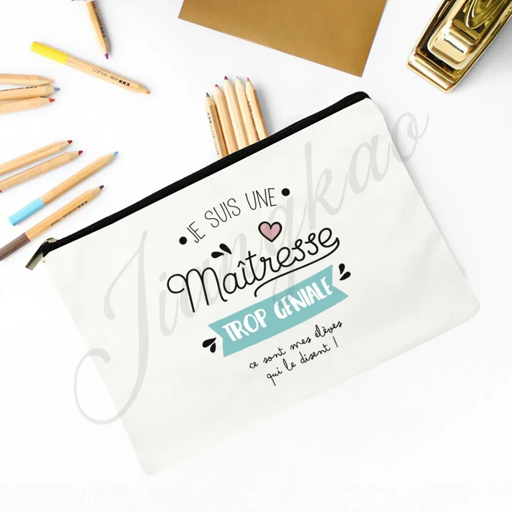 un merveilleux professeur difficile à trouver difficile à laisser impossible pour oublier un sac à crayons imprimé trousse de toilette de maquillage cadeau pour les enseignants