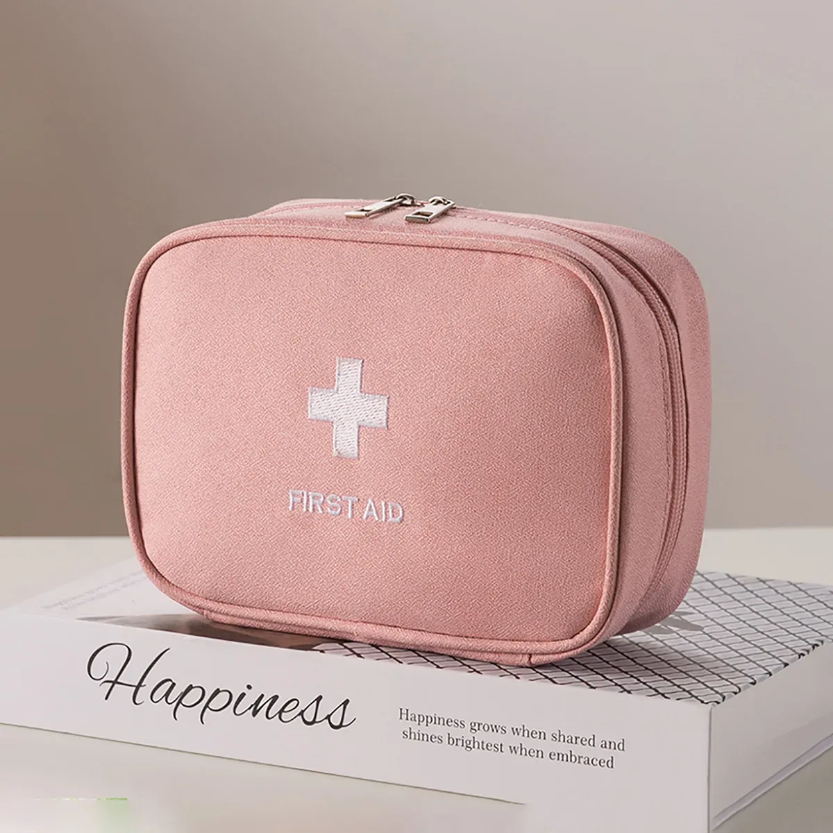 sac à médicaments portable d'extérieur de grande capacité pour hommes et femmes, petit voyage, fournitures médicales, outils, pochette de rangement, fourre-tout, sac à capsules