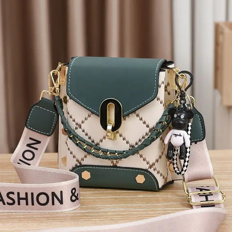 crriflz mini sac carré polyvalent tendance, sac à bandoulière pour téléphone portable pour femmes